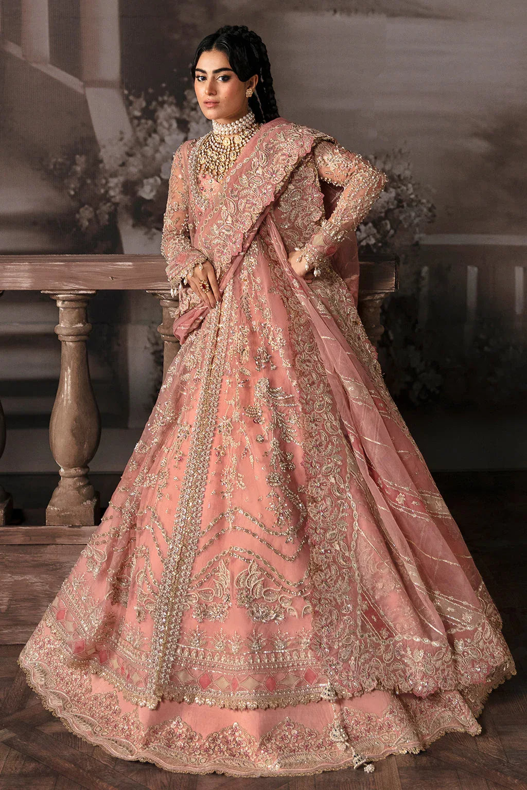 Afrozeh-The Brides Wedding Formal 3Pc Suit AFB-V1-06 Victoria - Rang-e-Khaas