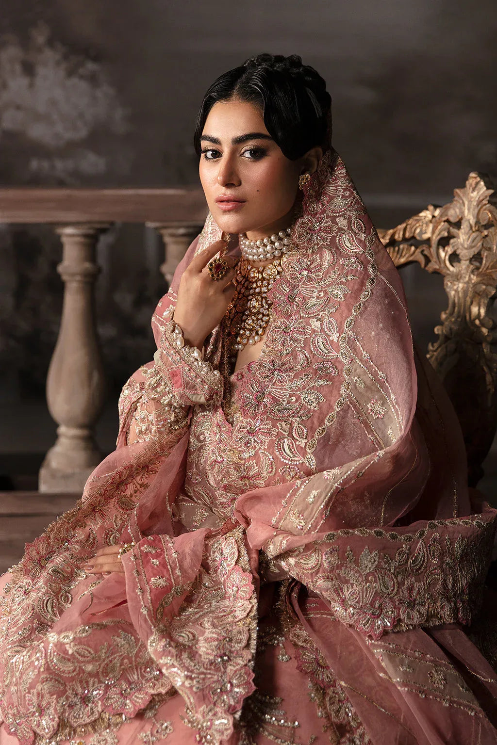 Afrozeh-The Brides Wedding Formal 3Pc Suit AFB-V1-06 Victoria - Rang-e-Khaas