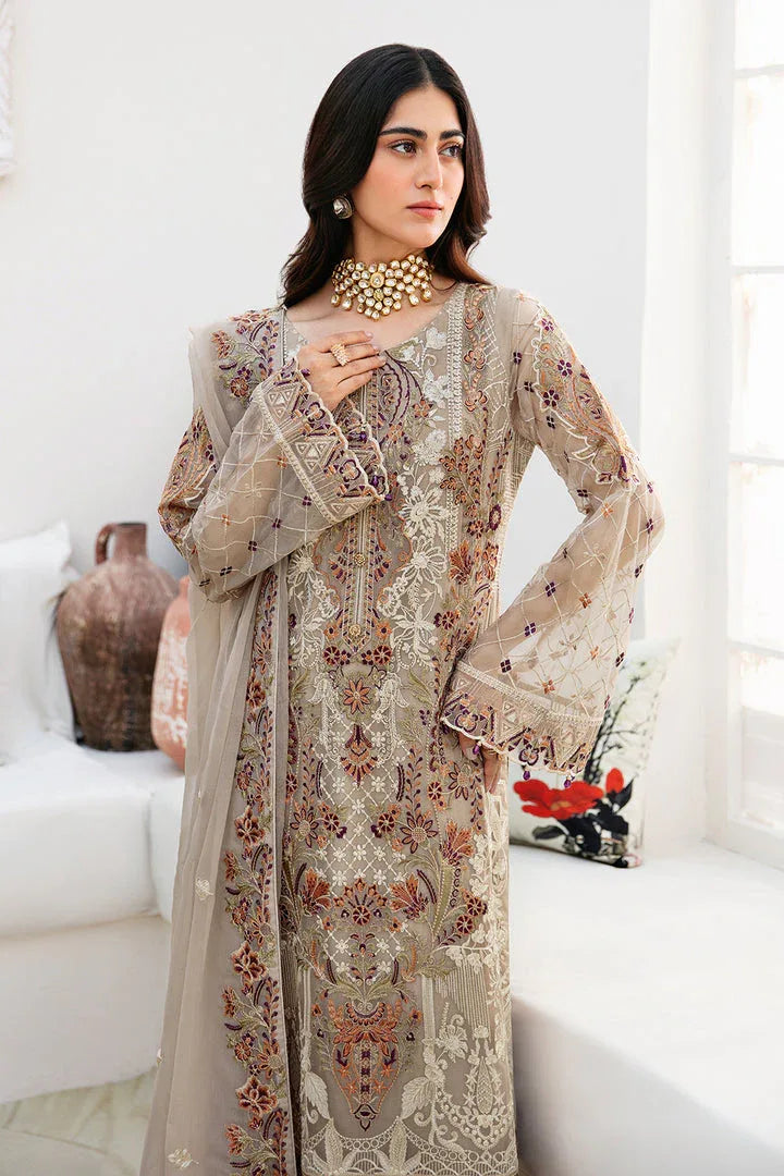 Ramsha | Chevron Chiffon Collection | A-806 - Rang-e-Khaas