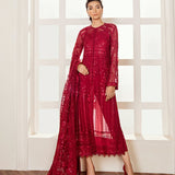 BAROQUE-EMBROIDERED CHIFFON UF-37