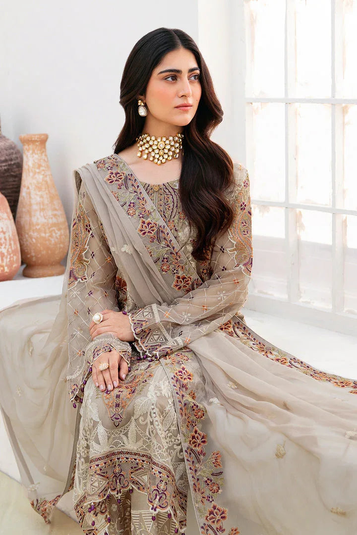 Ramsha | Chevron Chiffon Collection | A-806 - Rang-e-Khaas