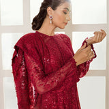 BAROQUE-EMBROIDERED CHIFFON UF-37