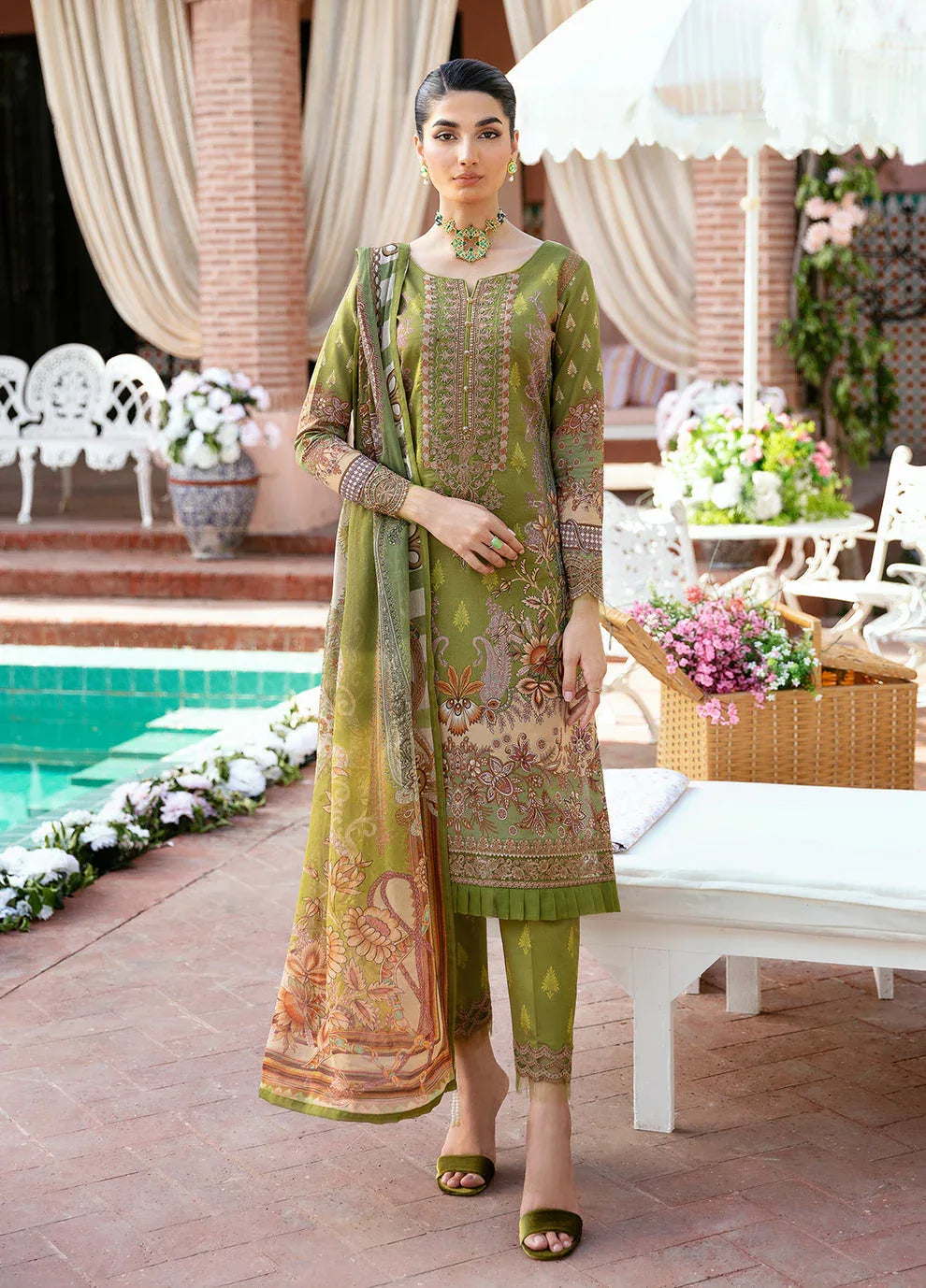 Gulaal | Summer Glow Lawn 24 | ALICIA (GL-L-24V3-04) - Rang-e-Khaas