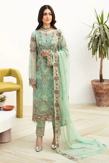 Ramsha | Chevron Chiffon Collection | A-804 - Rang-e-Khaas