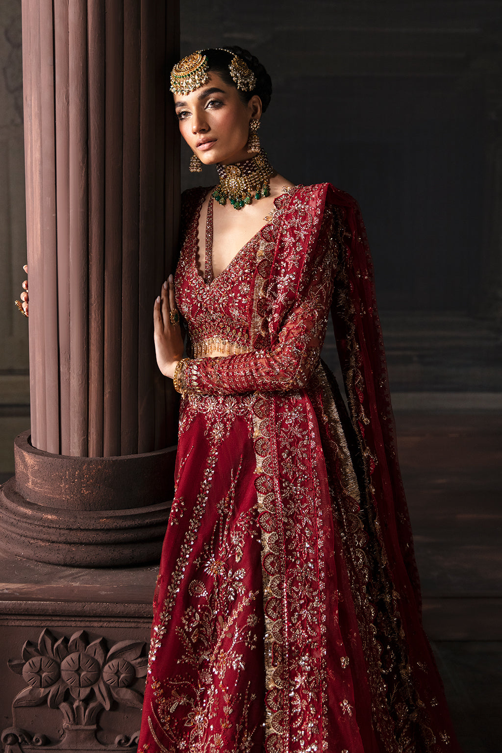 Afrozeh-The Brides Wedding Formal 3Pc Suit AFB-V1-01 Emmaline