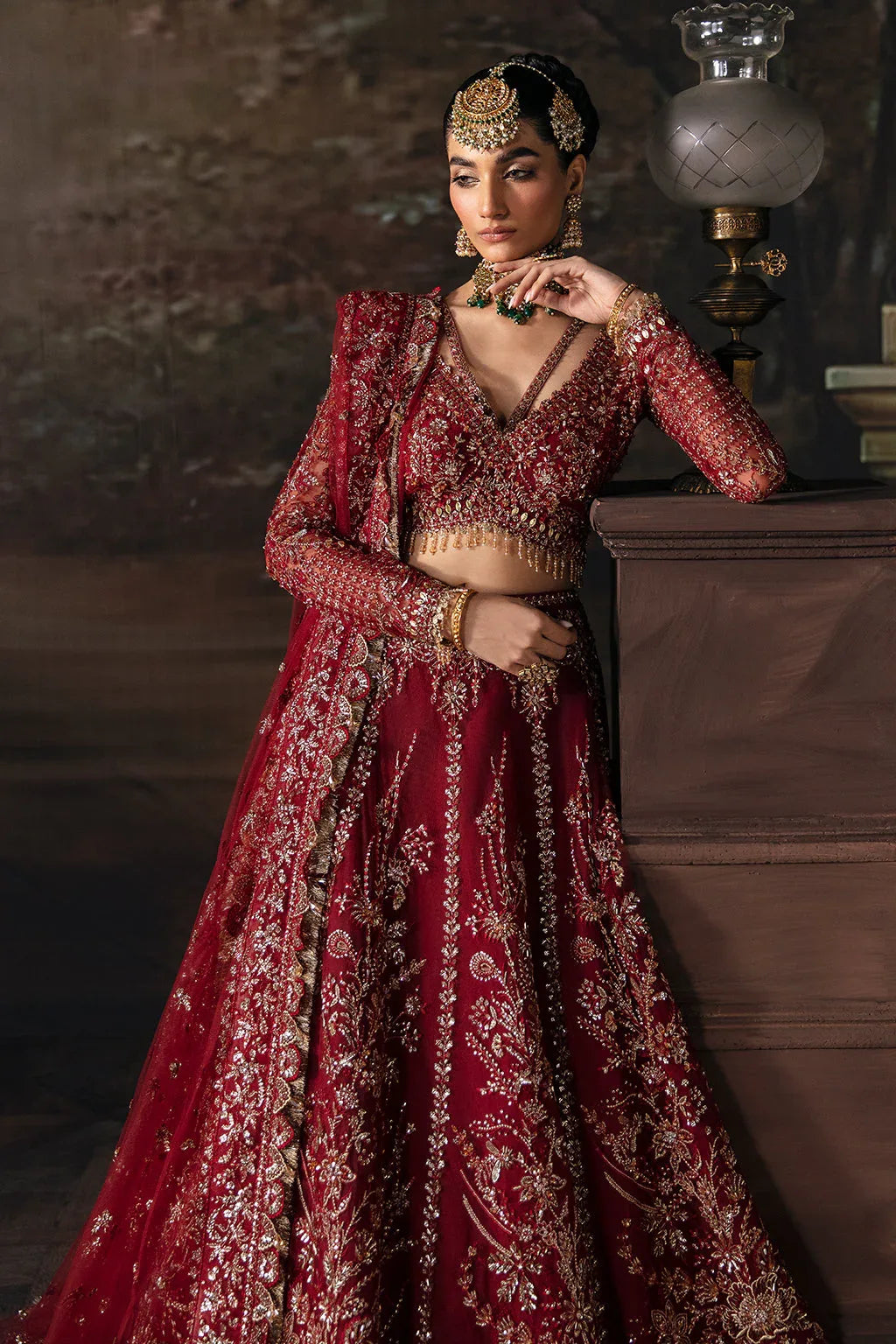 Afrozeh-The Brides Wedding Formal 3Pc Suit AFB-V1-01 Emmaline - Rang-e-Khaas
