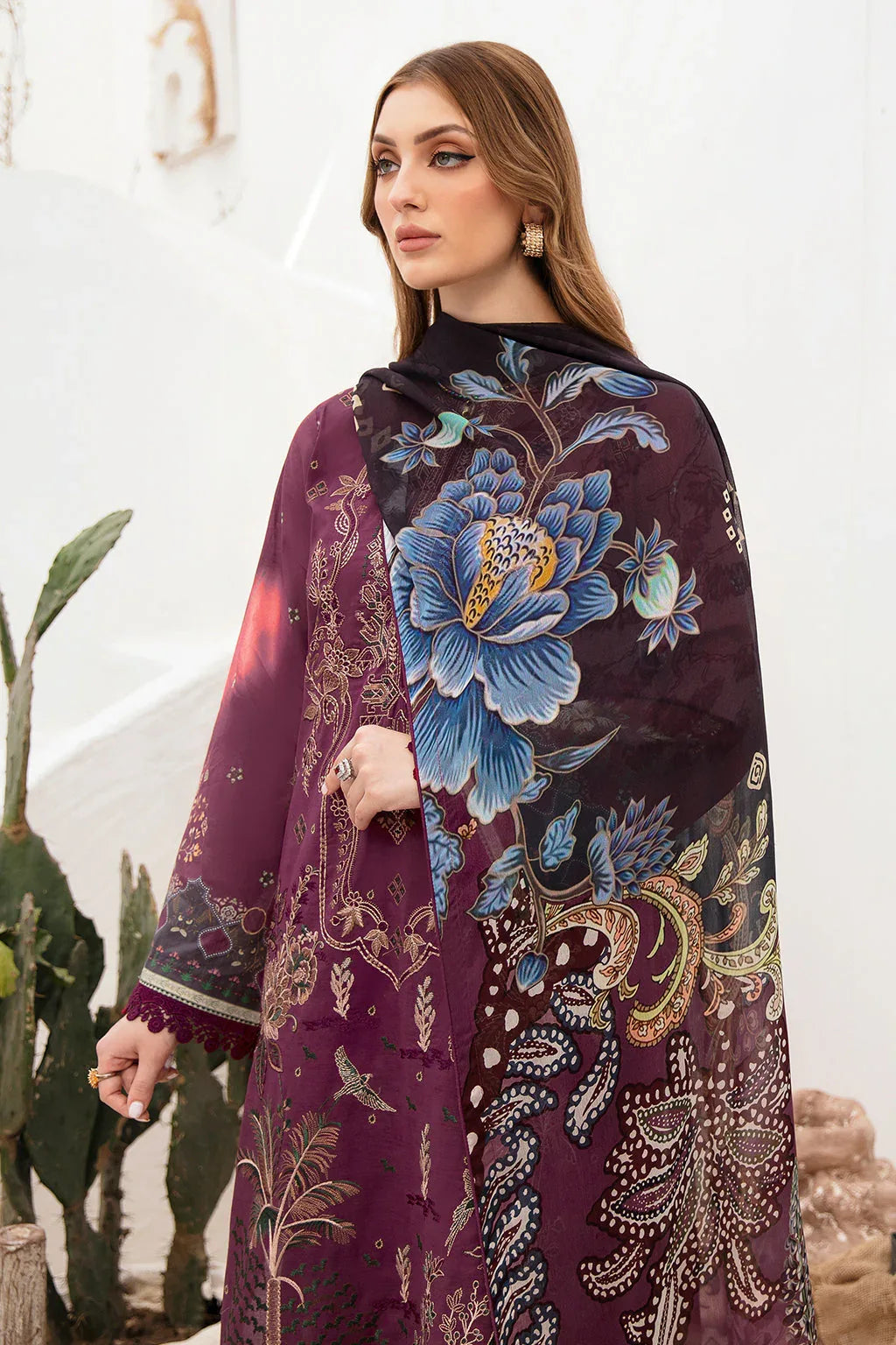 Ramsha | Ghazal Lawn 24 | G-205 - Rang-e-Khaas