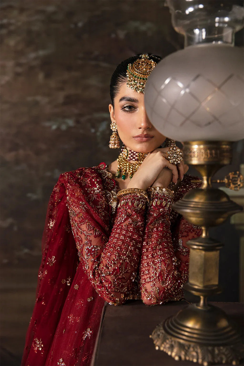 Afrozeh-The Brides Wedding Formal 3Pc Suit AFB-V1-01 Emmaline - Rang-e-Khaas