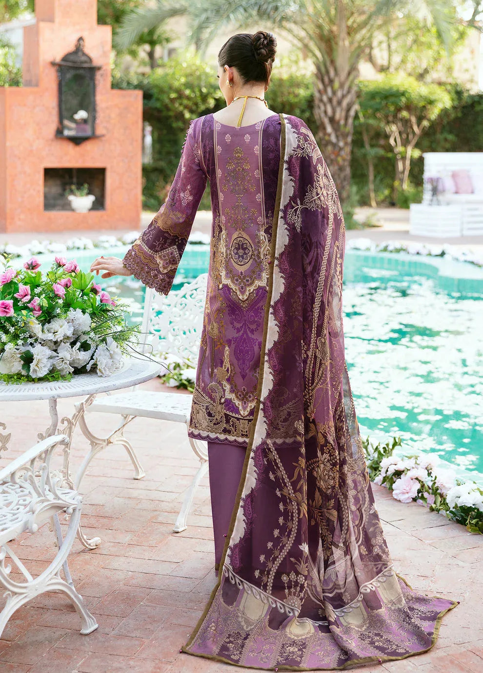 Gulaal | Summer Glow Lawn 24 | ESMERAY (GL-L-24V3-03) - Rang-e-Khaas