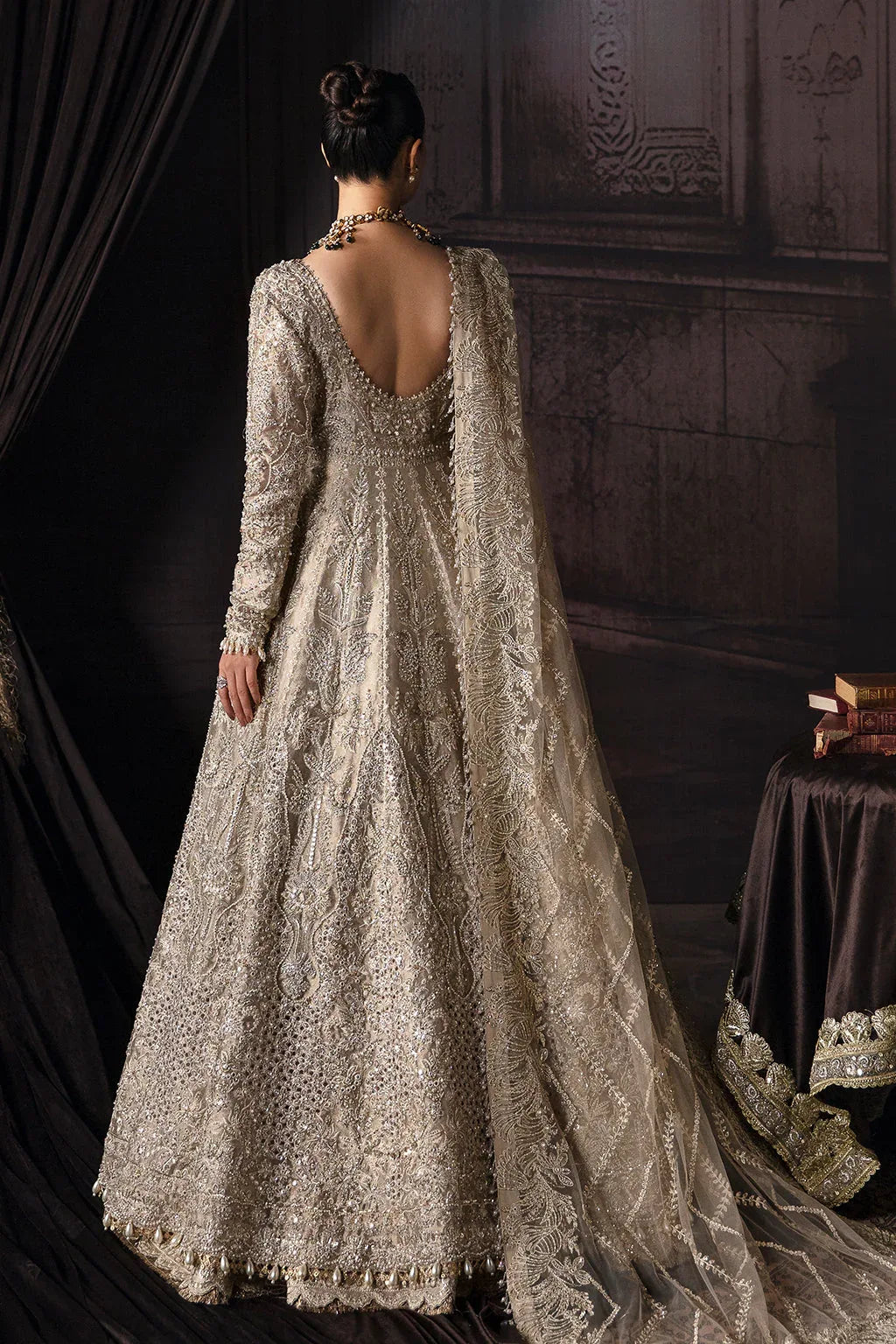 Afrozeh-The Brides Wedding Formal 3Pc Suit AFB-V1-03 Margaret - Rang-e-Khaas