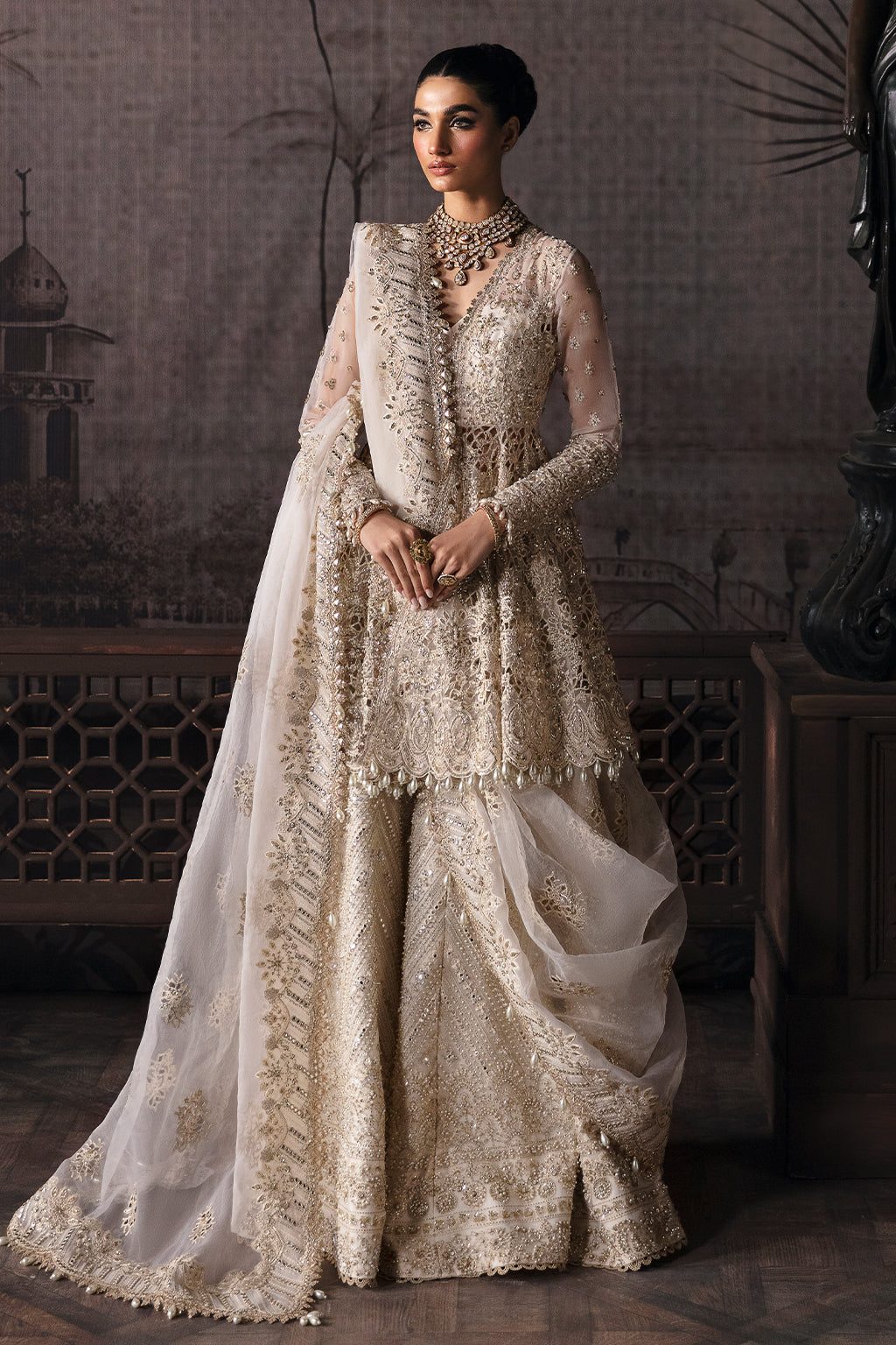 Afrozeh-The Brides Wedding Formal 3Pc Suit AFB-V1-08 Helena