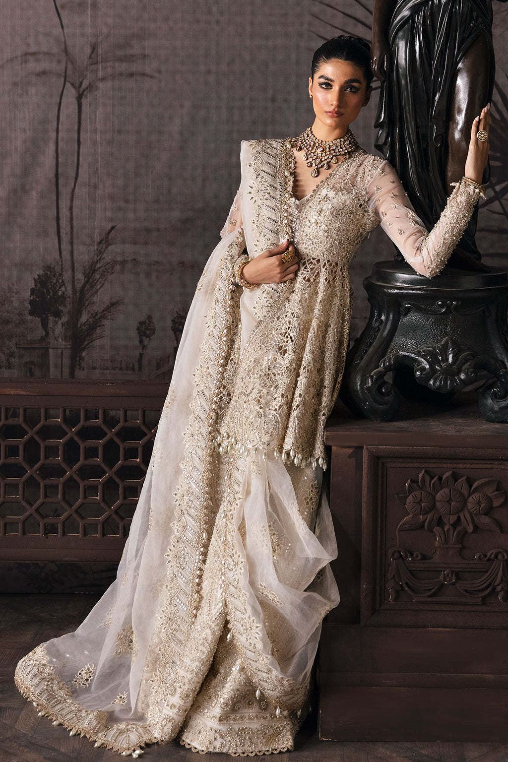 Afrozeh-The Brides Wedding Formal 3Pc Suit AFB-V1-08 Helena