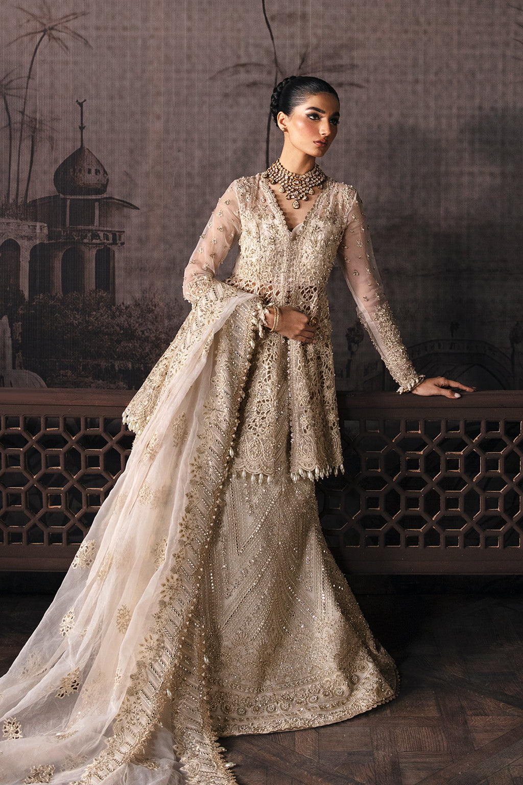 Afrozeh-The Brides Wedding Formal 3Pc Suit AFB-V1-08 Helena