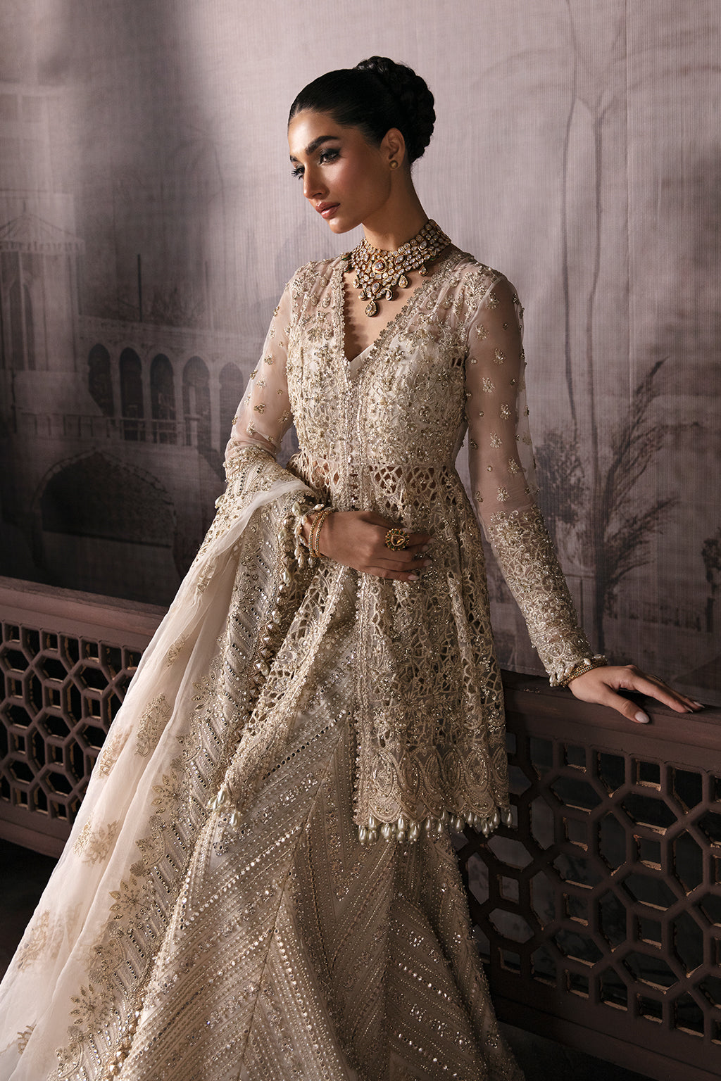 Afrozeh-The Brides Wedding Formal 3Pc Suit AFB-V1-08 Helena