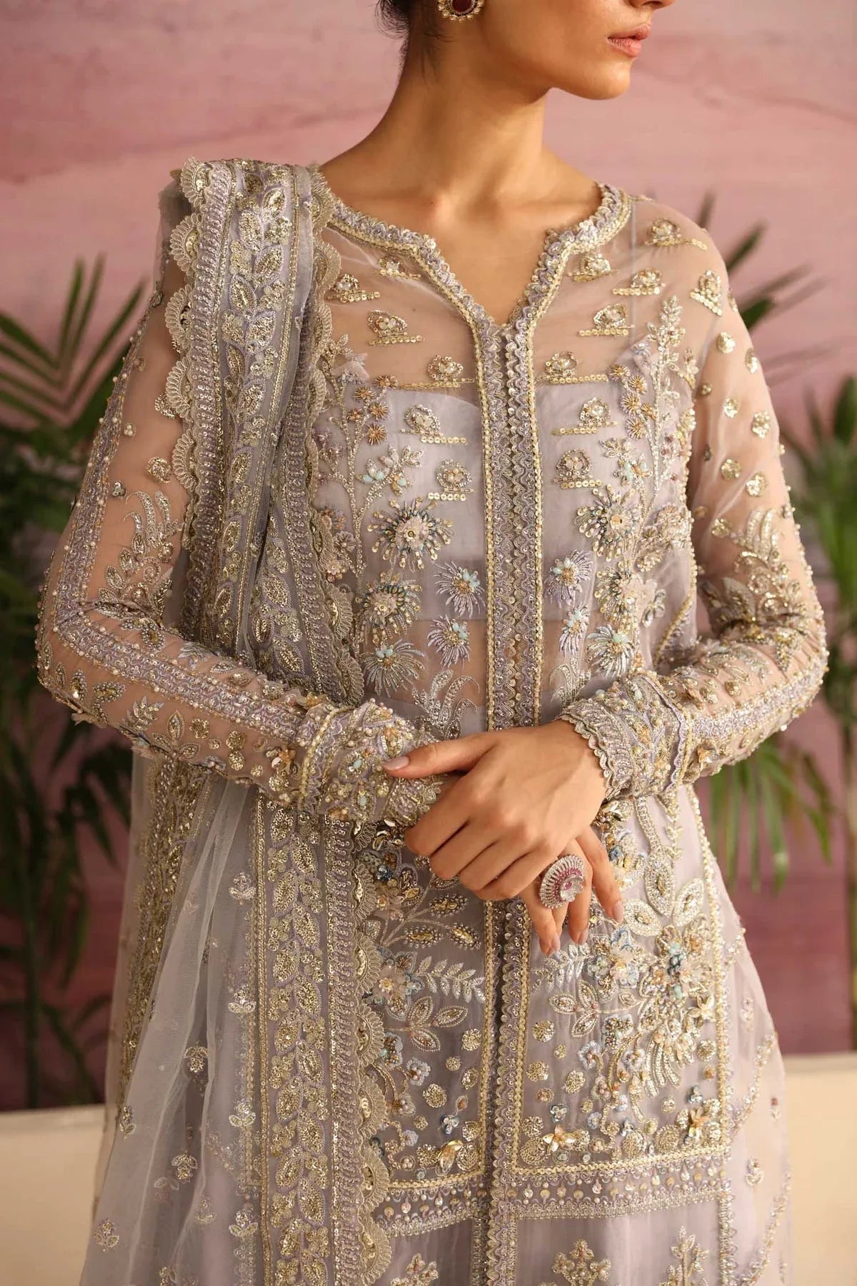 Akbar Aslam | Deewani Wedding Formals | Moonlit - Rang-e-Khaas