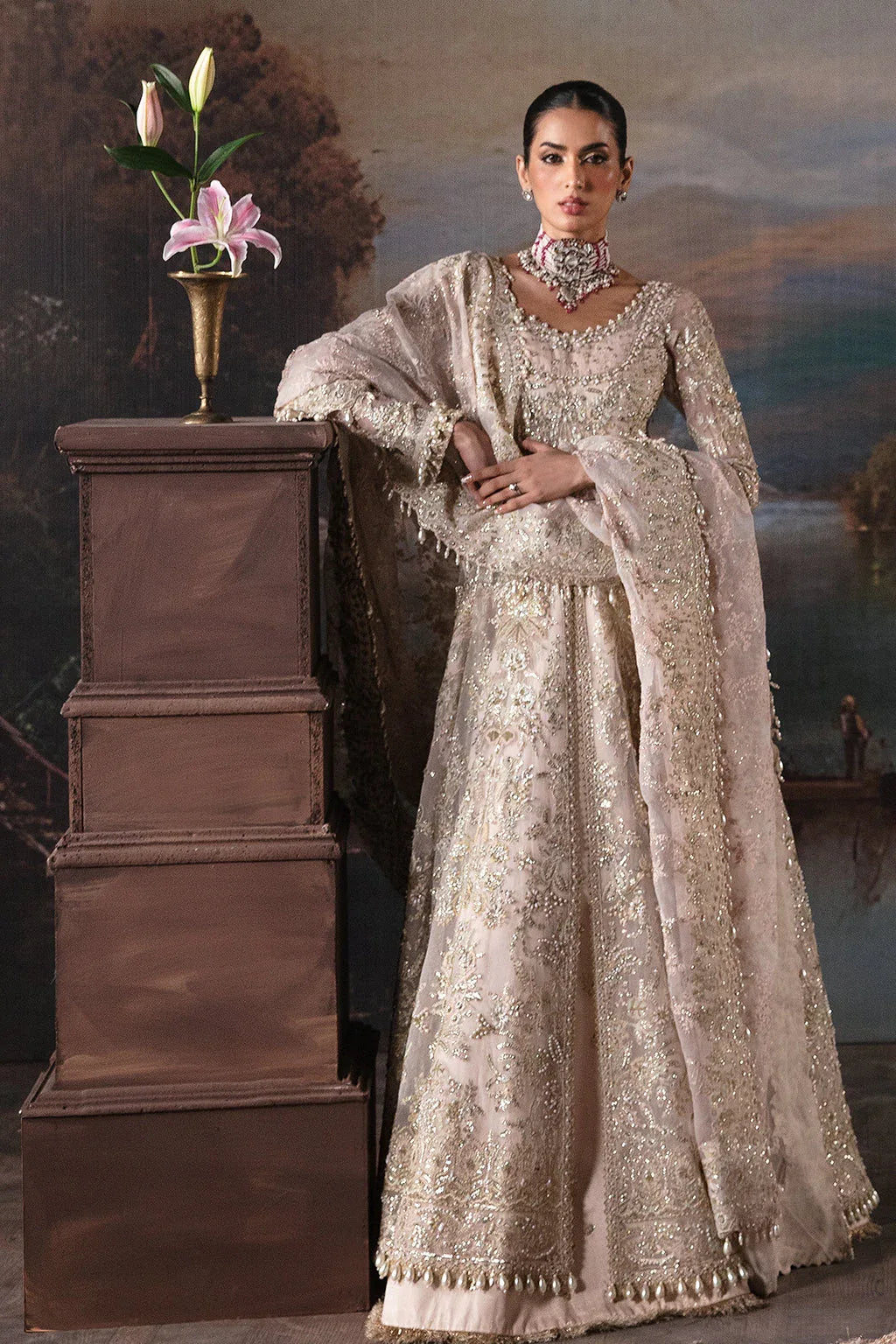 Afrozeh-The Brides Wedding Formal 3Pc Suit AFB-V1-02 Clara - Rang-e-Khaas