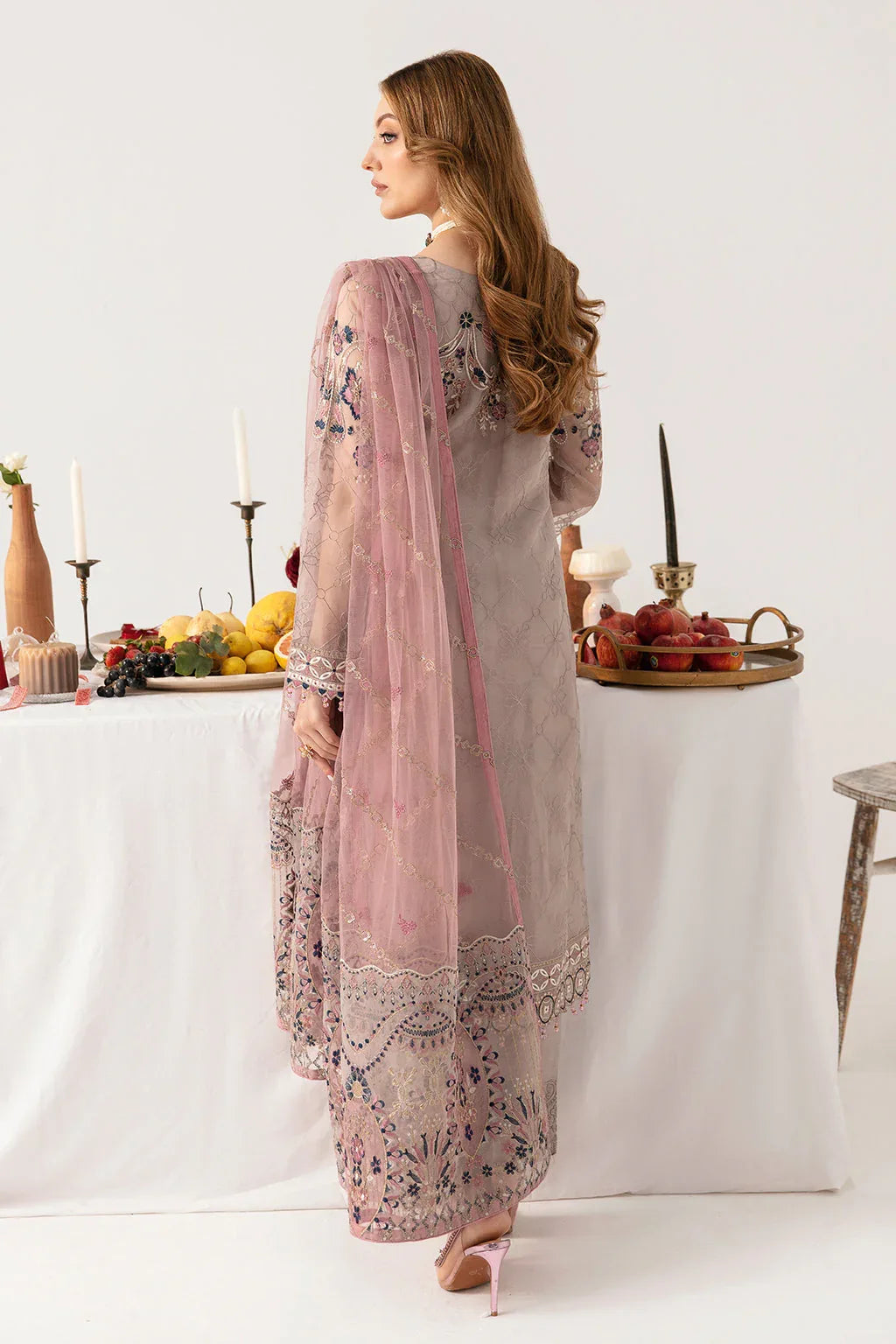 Ramsha | Minhal Organza Collection | M-1110 - Rang-e-Khaas