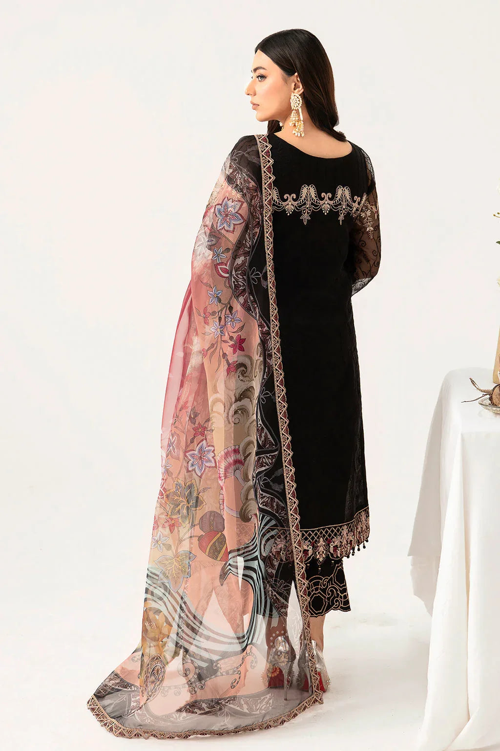 Ramsha | Minhal Organza Collection | M-1105 - Rang-e-Khaas