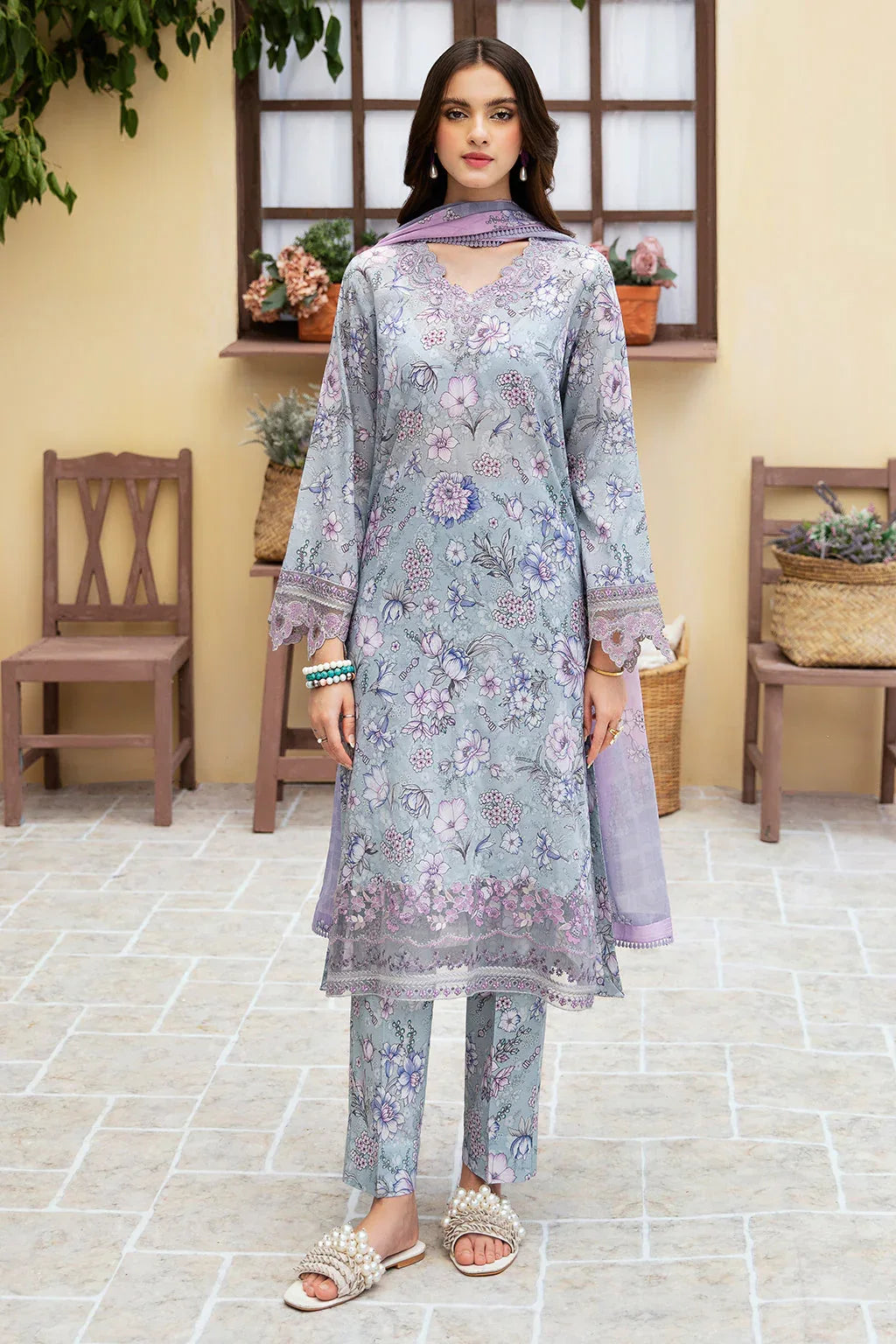 Ramsha | Rangrez Lawn Collection | N-508 - Rang-e-Khaas