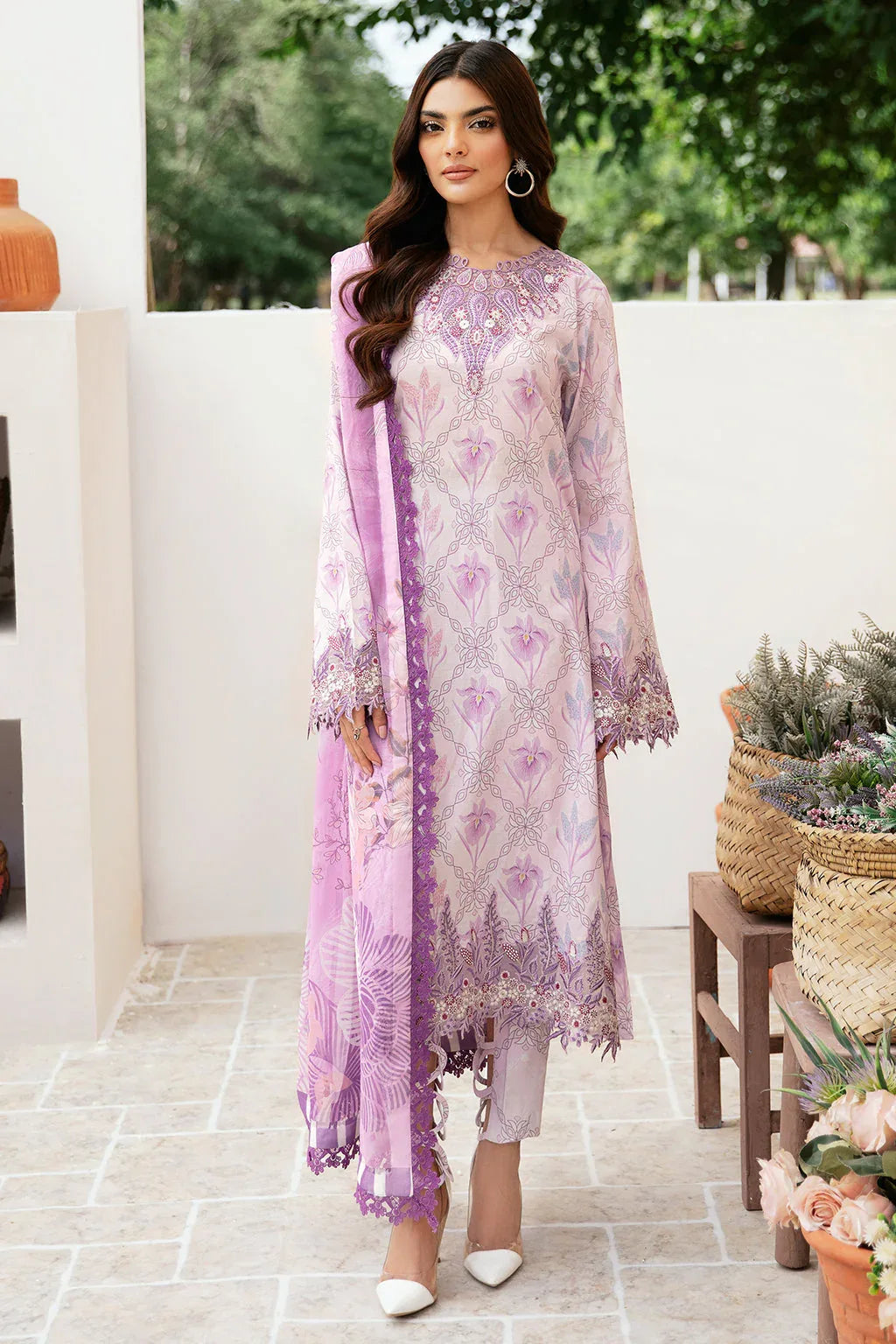 Ramsha | Rangrez Lawn Collection | N-504 - Rang-e-Khaas