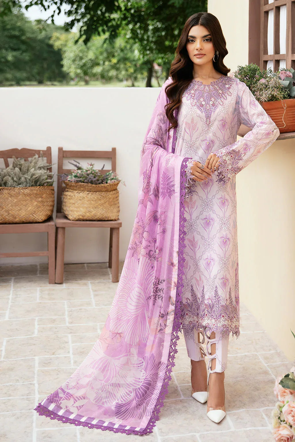 Ramsha | Rangrez Lawn Collection | N-504 - Rang-e-Khaas