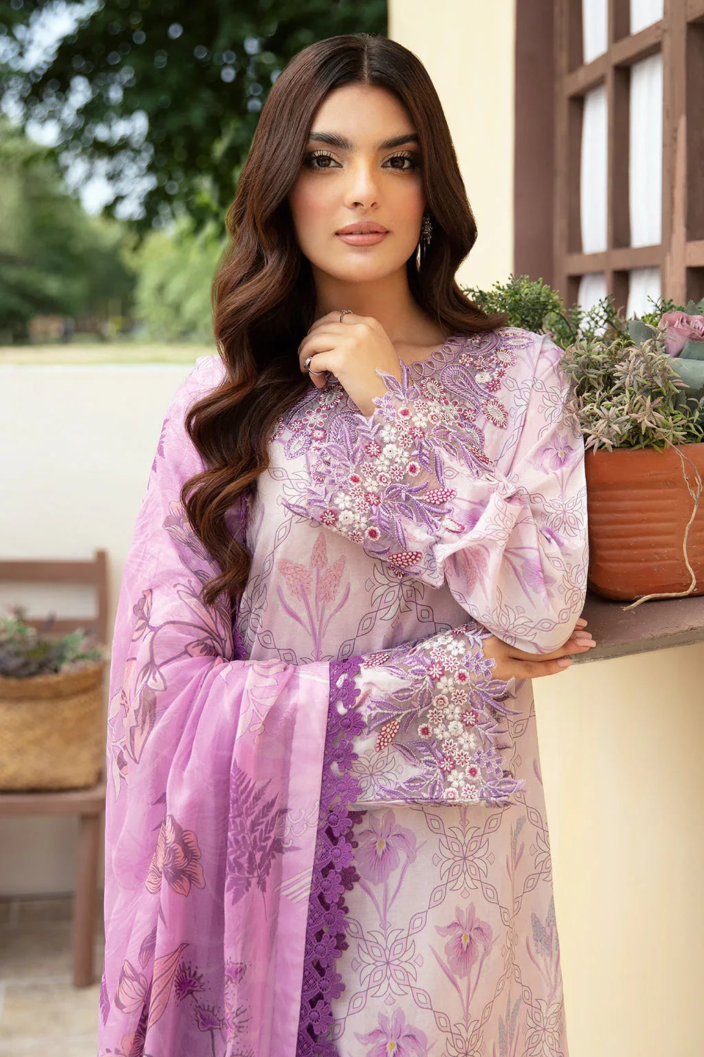 Ramsha | Rangrez Lawn Collection | N-504 - Rang-e-Khaas