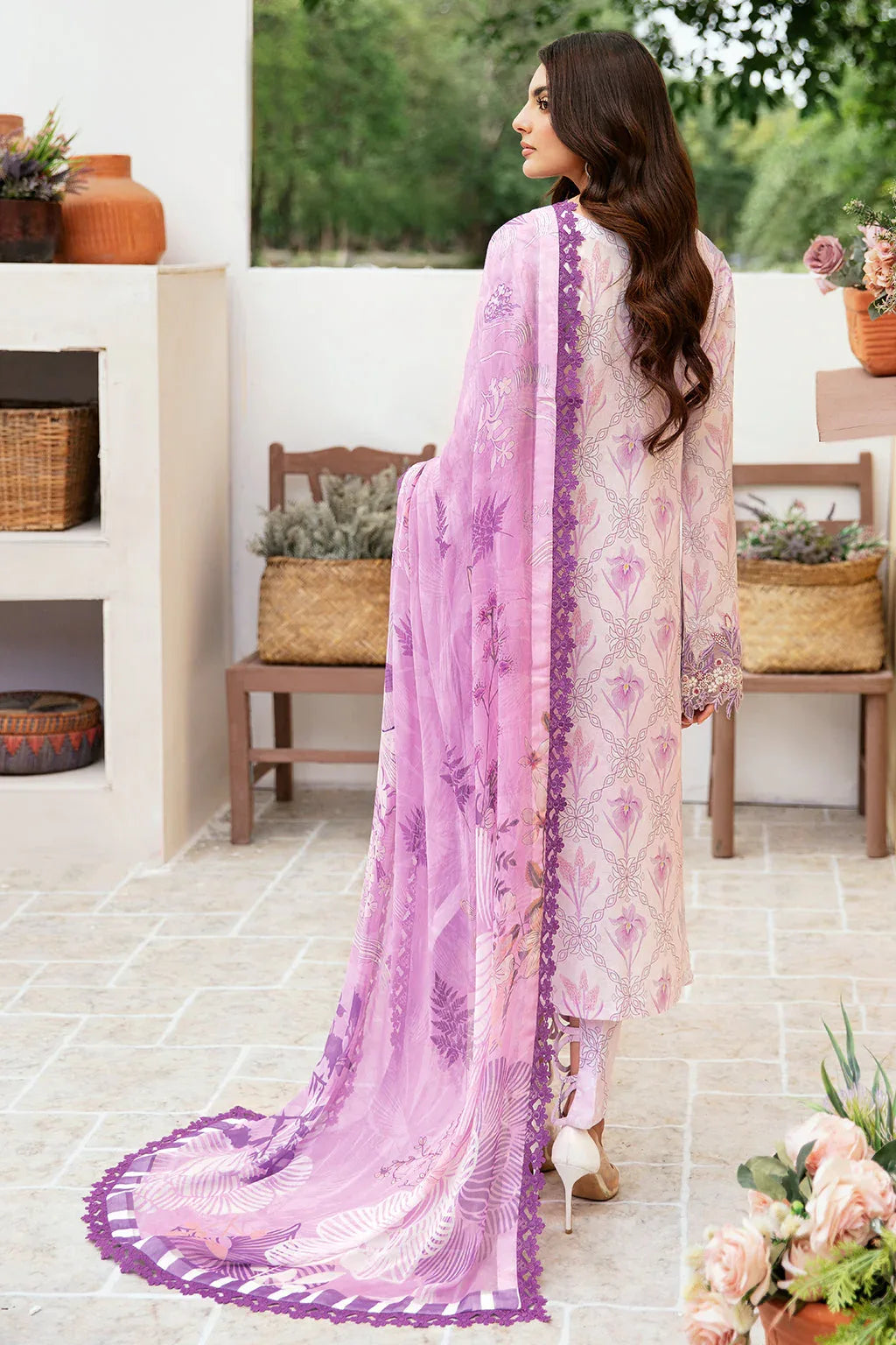 Ramsha | Rangrez Lawn Collection | N-504 - Rang-e-Khaas