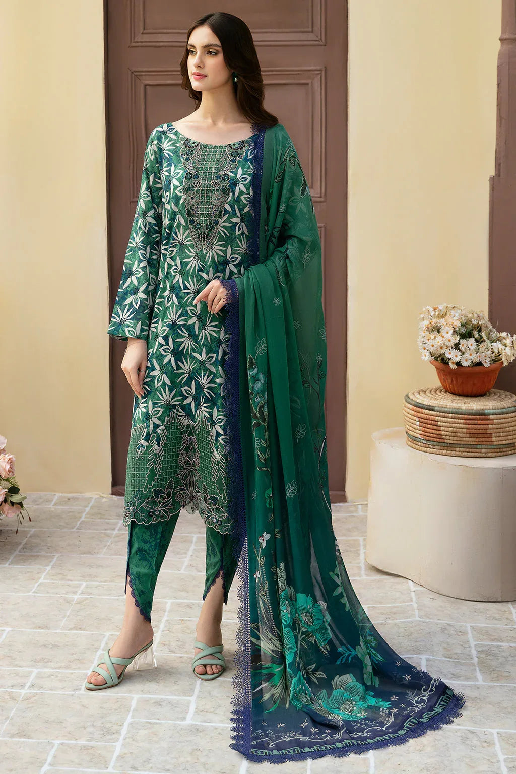 Ramsha | Rangrez Lawn Collection | N-507 - Rang-e-Khaas
