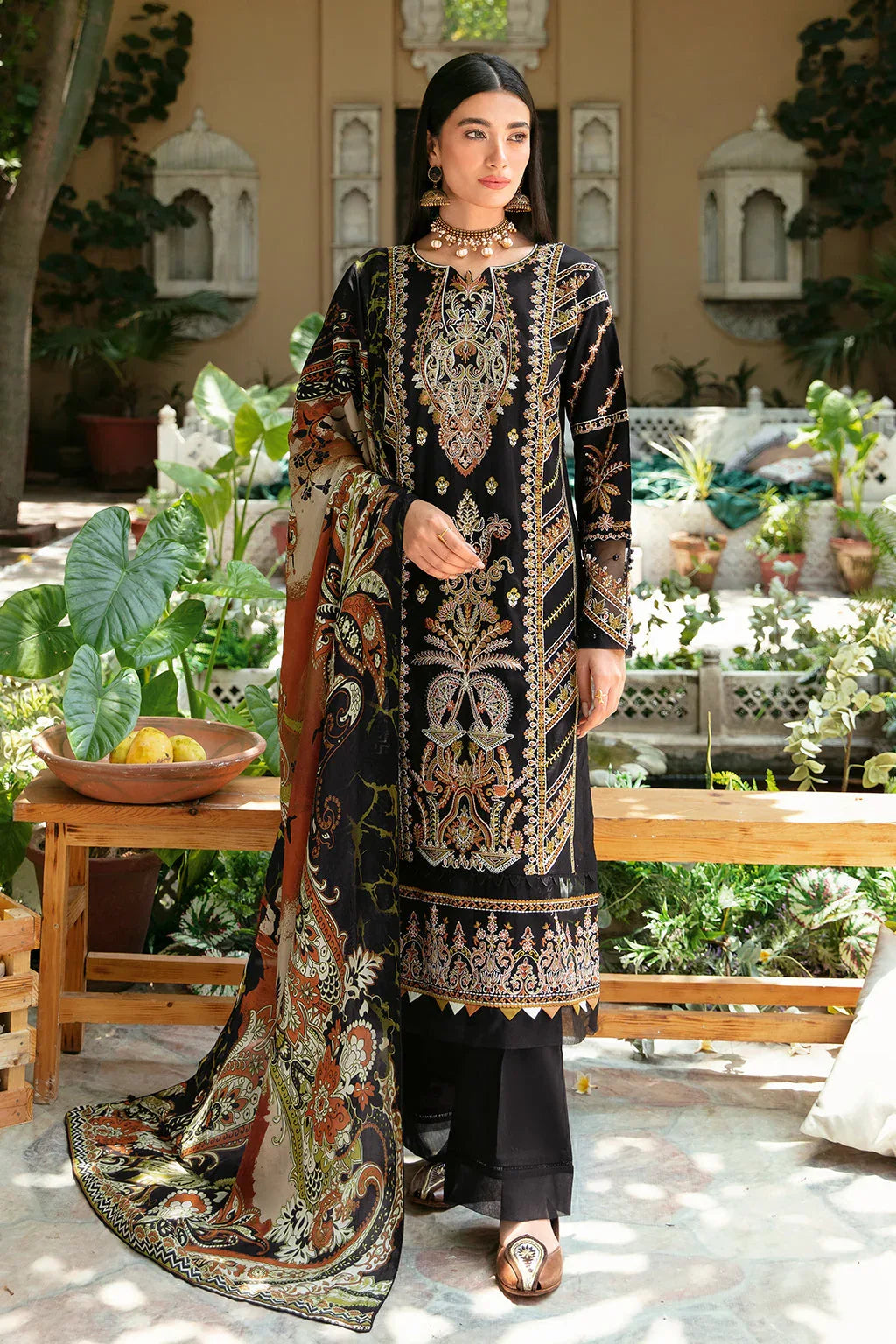 Ramsha | Luxury Lawn 24 | L-805 - Rang-e-Khaas