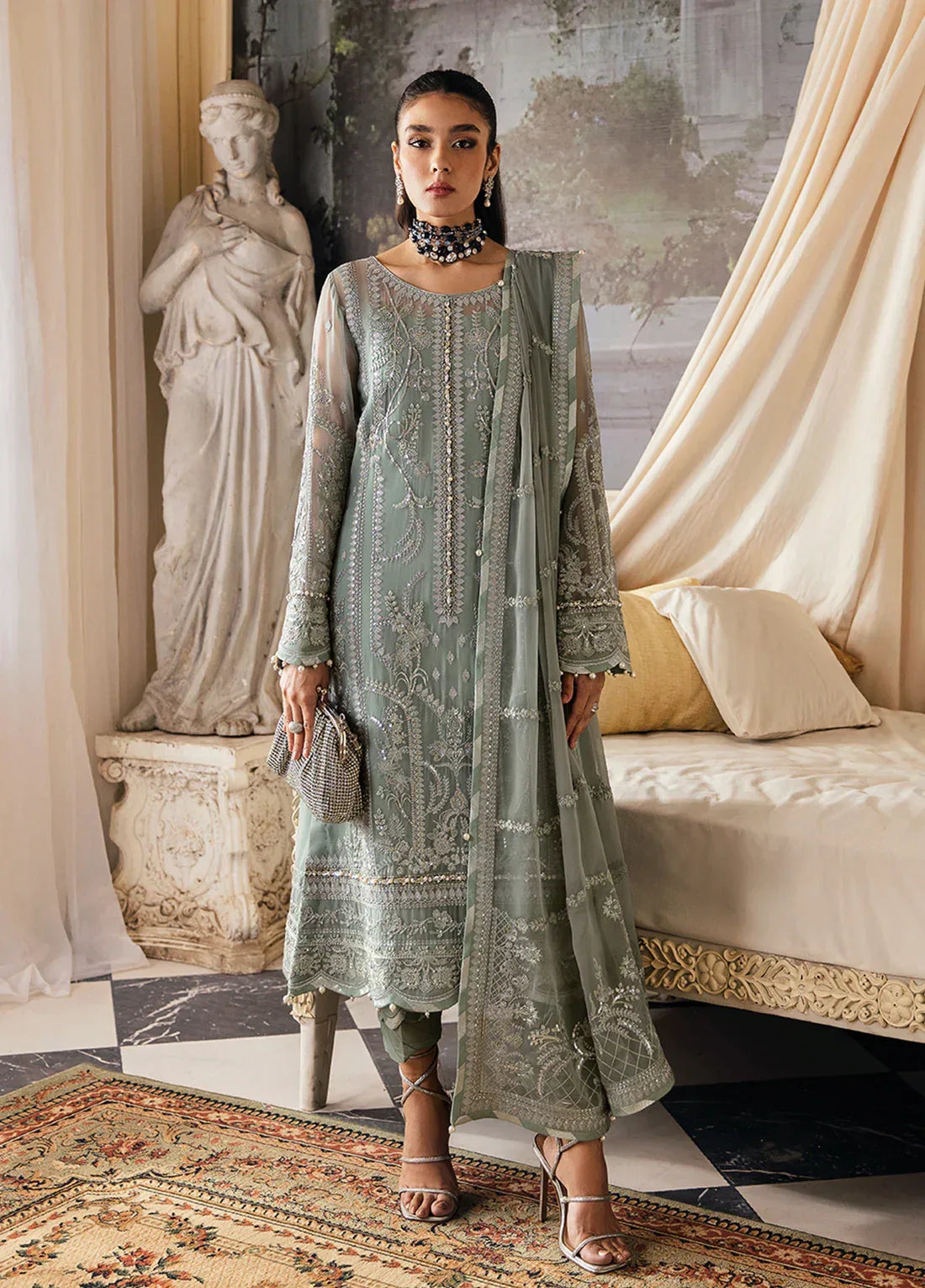 Gulaal | Embroidered Chiffon 23 | Amayah - Rang-e-Khaas