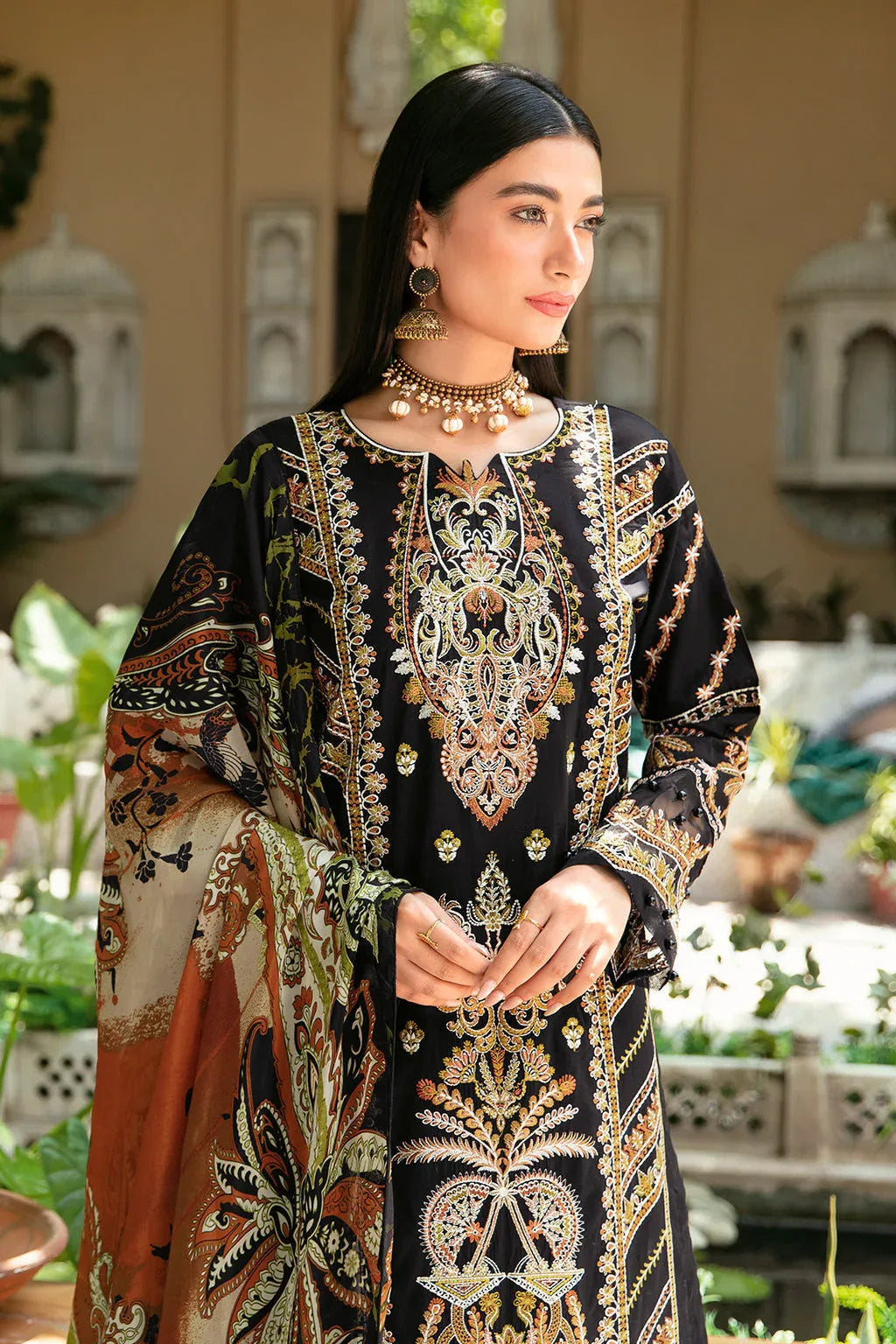 Ramsha | Luxury Lawn 24 | L-805 - Rang-e-Khaas