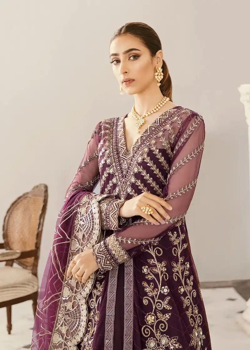 Akbar Aslam | Raqsl Collection | Gladiolus - Rang-e-Khaas