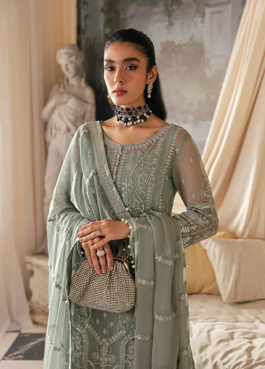 Gulaal | Embroidered Chiffon 23 | Amayah - Rang-e-Khaas