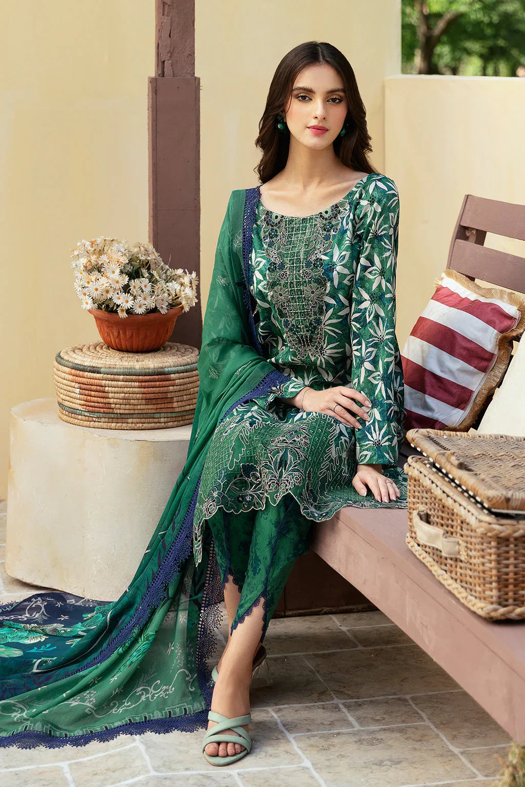 Ramsha | Rangrez Lawn Collection | N-507 - Rang-e-Khaas