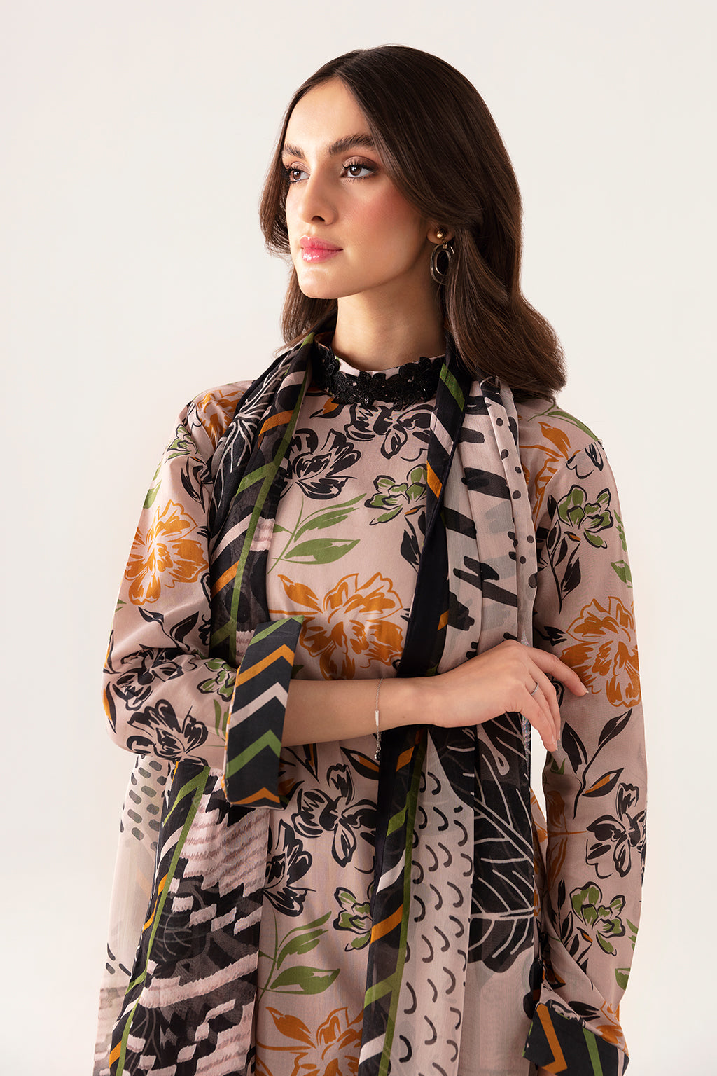 Ramsha | Pinted Lawn | RP-106
