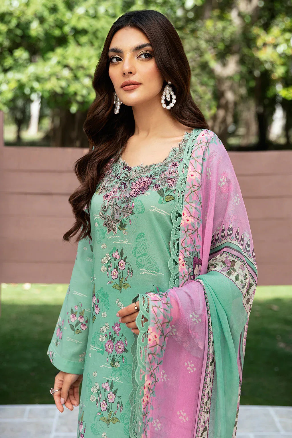 Ramsha | Rangrez Lawn Collection | N-510 - Rang-e-Khaas