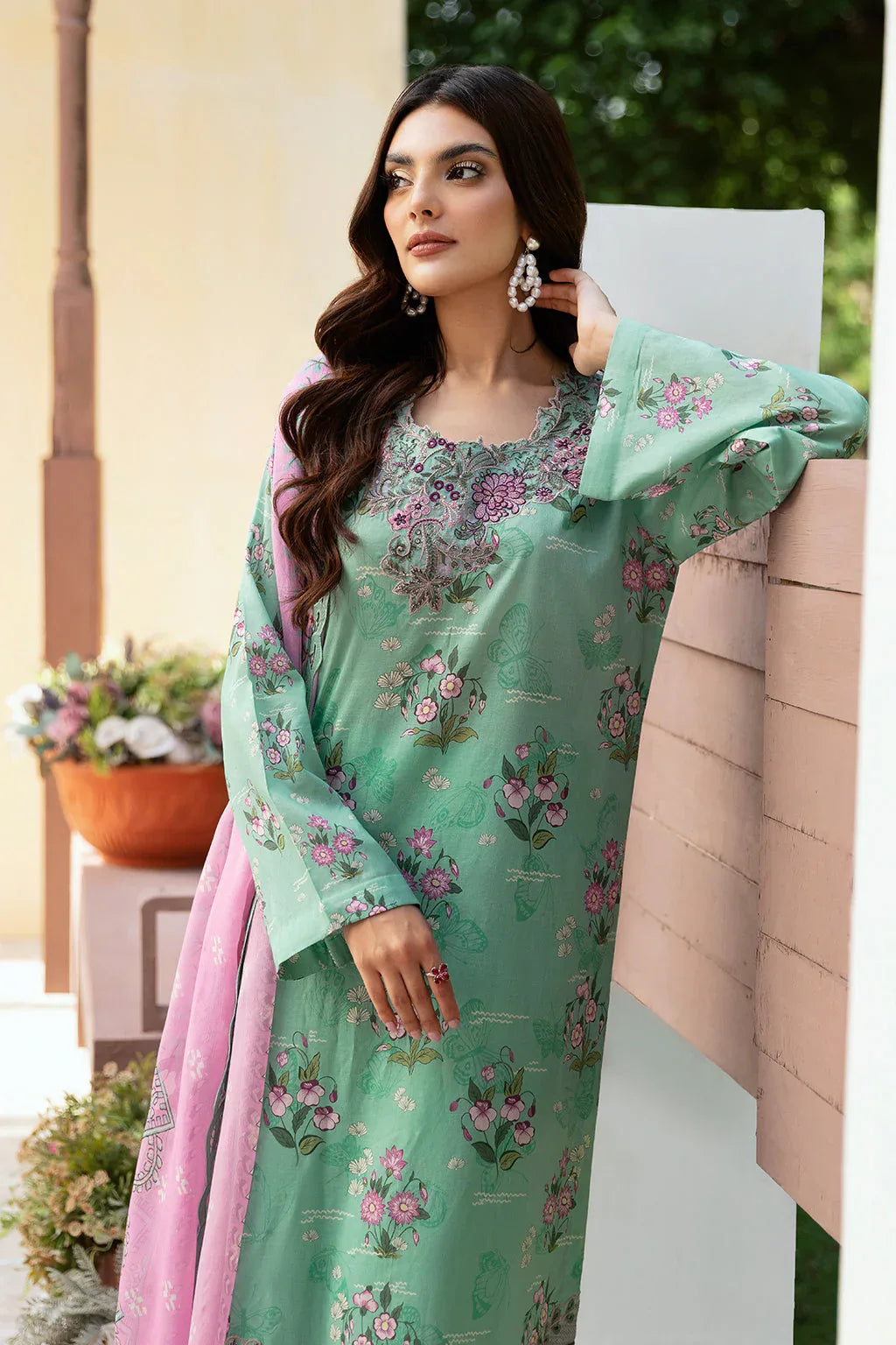 Ramsha | Rangrez Lawn Collection | N-510 - Rang-e-Khaas