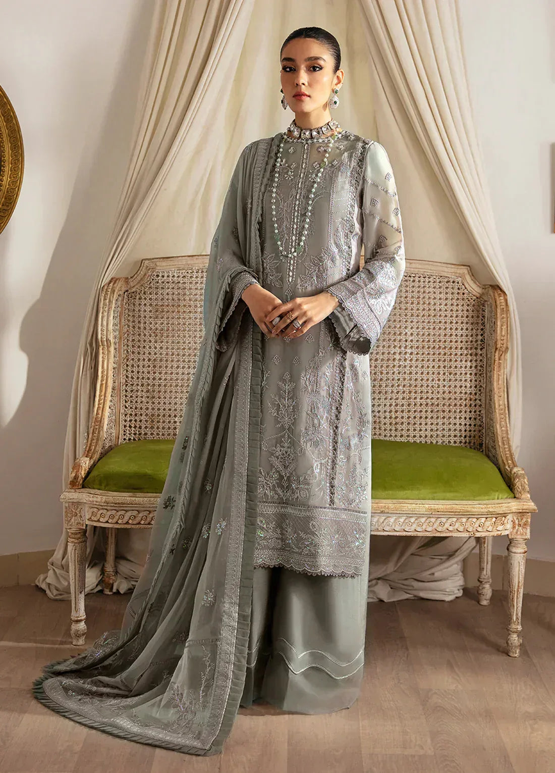Gulaal | Embroidered Chiffon 23 | Sirena - Rang-e-Khaas