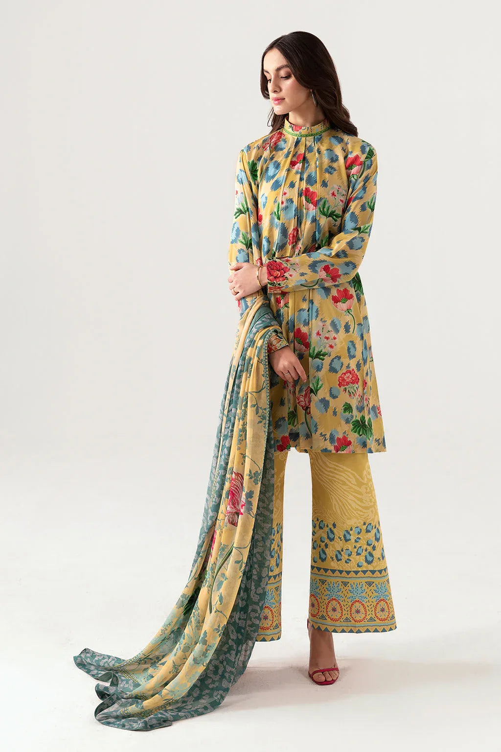 Ramsha | Pinted Lawn | RP-109 - Rang-e-Khaas