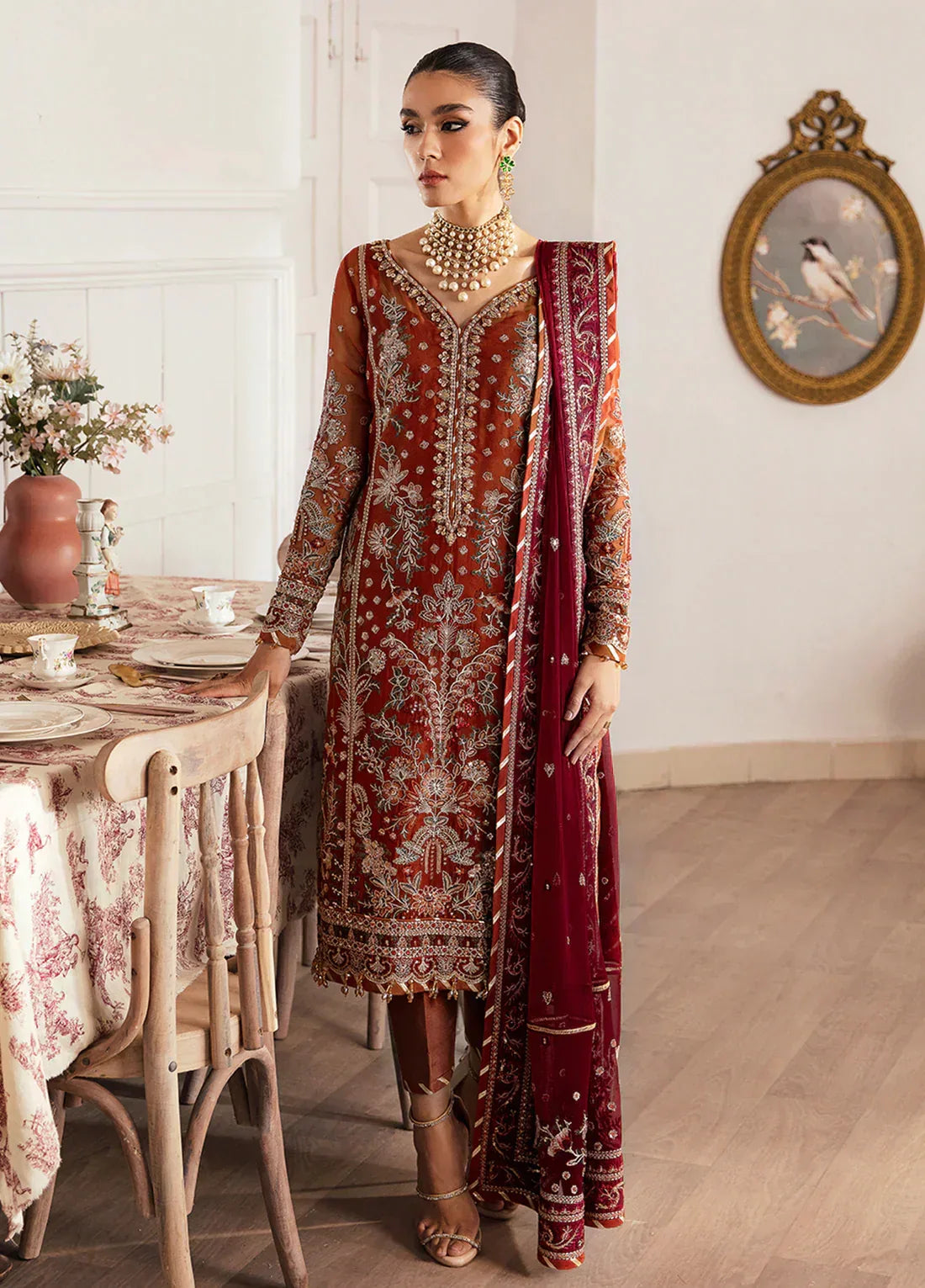 Gulaal | Embroidered Chiffon 23 | LAIRA - Rang-e-Khaas