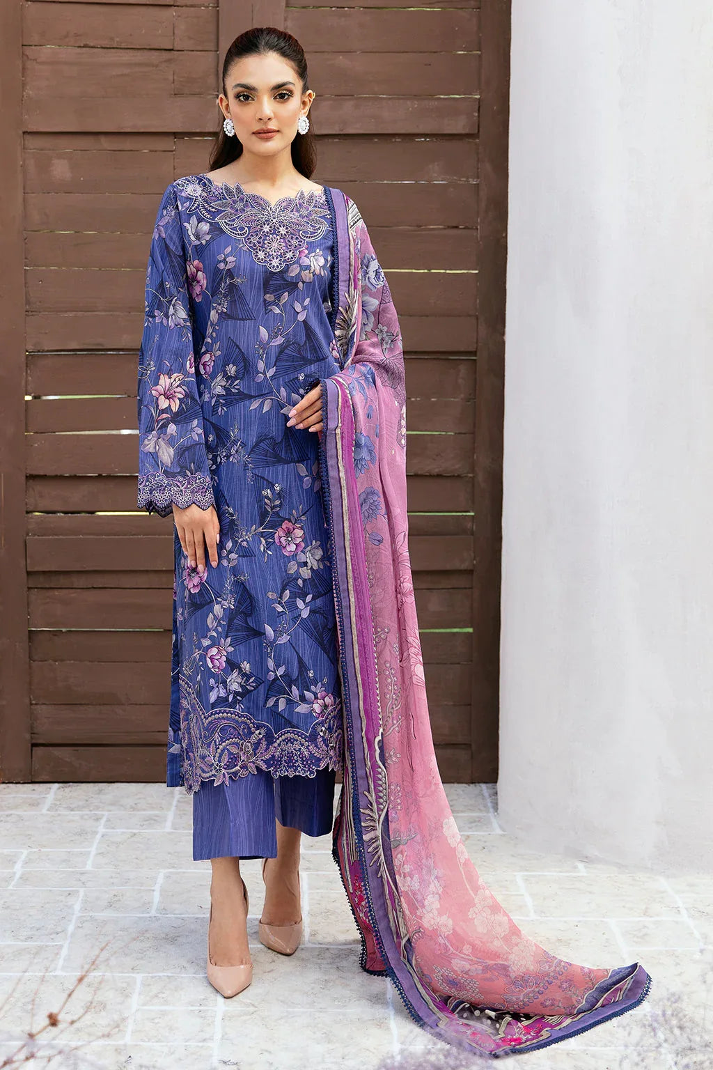 Ramsha | Rangrez Lawn Collection | N-509 - Rang-e-Khaas