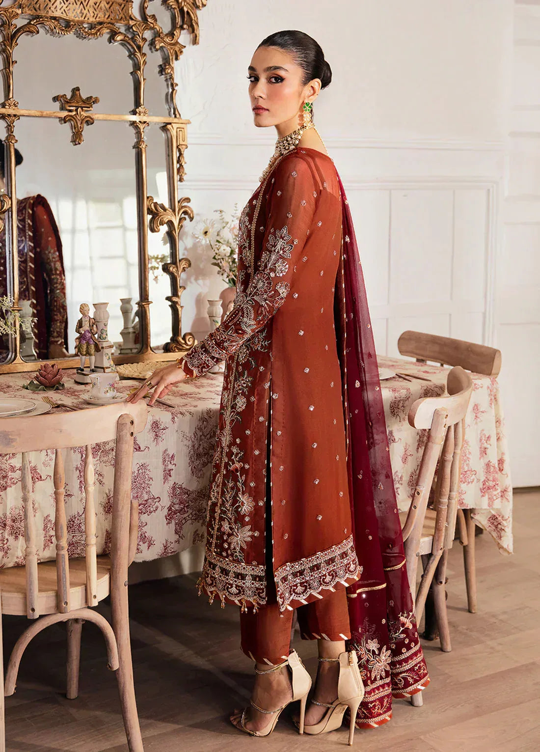 Gulaal | Embroidered Chiffon 23 | LAIRA - Rang-e-Khaas