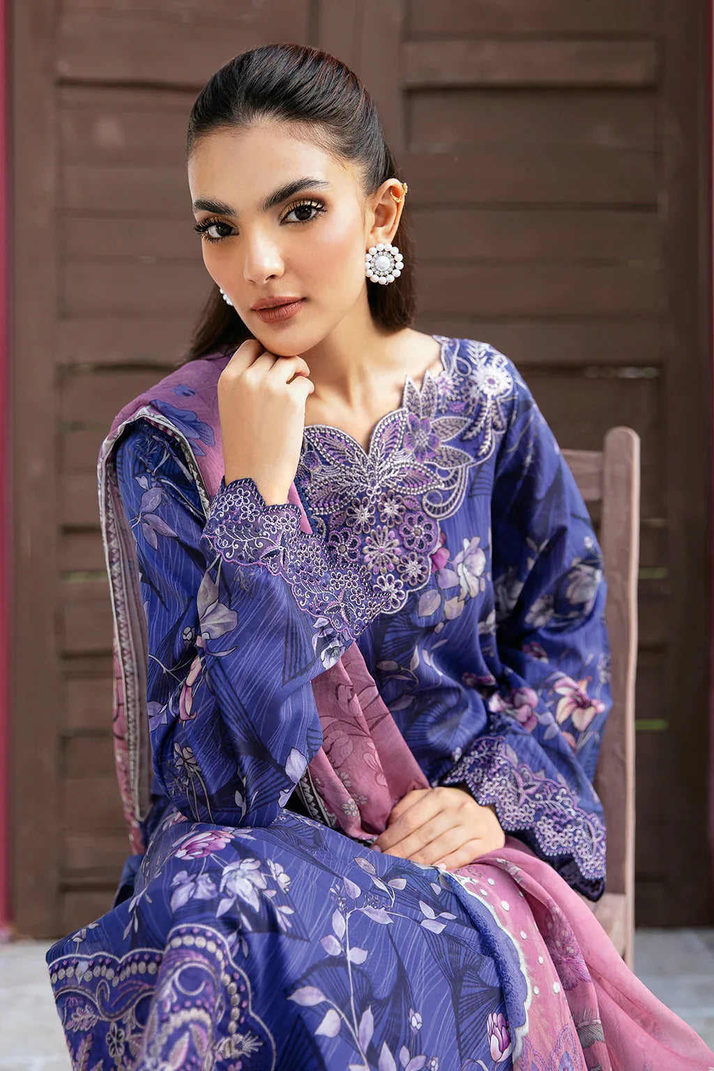 Ramsha | Rangrez Lawn Collection | N-509 - Rang-e-Khaas