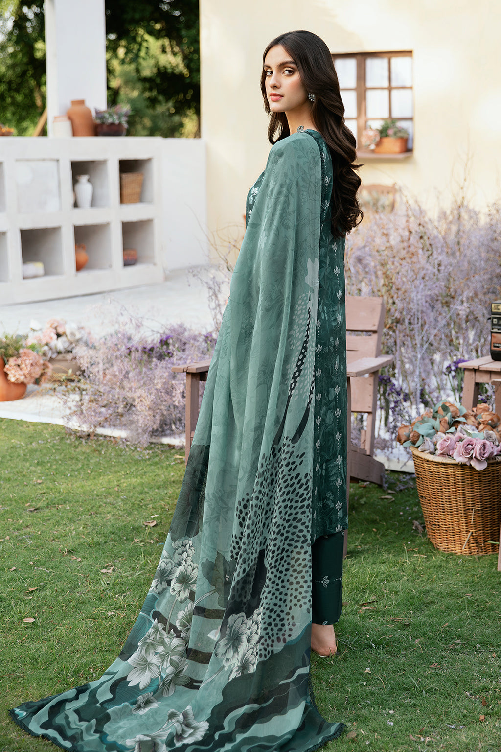 Ramsha | Rangrez Lawn Collection | N-505 - Rang-e-Khaas