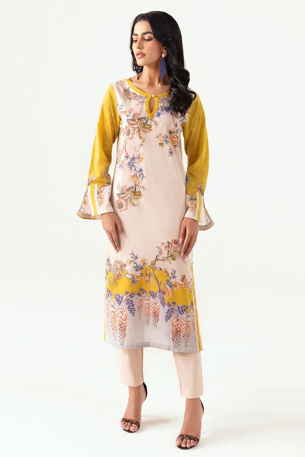 Ramsha | Pinted Lawn | RP-111 - Rang-e-Khaas