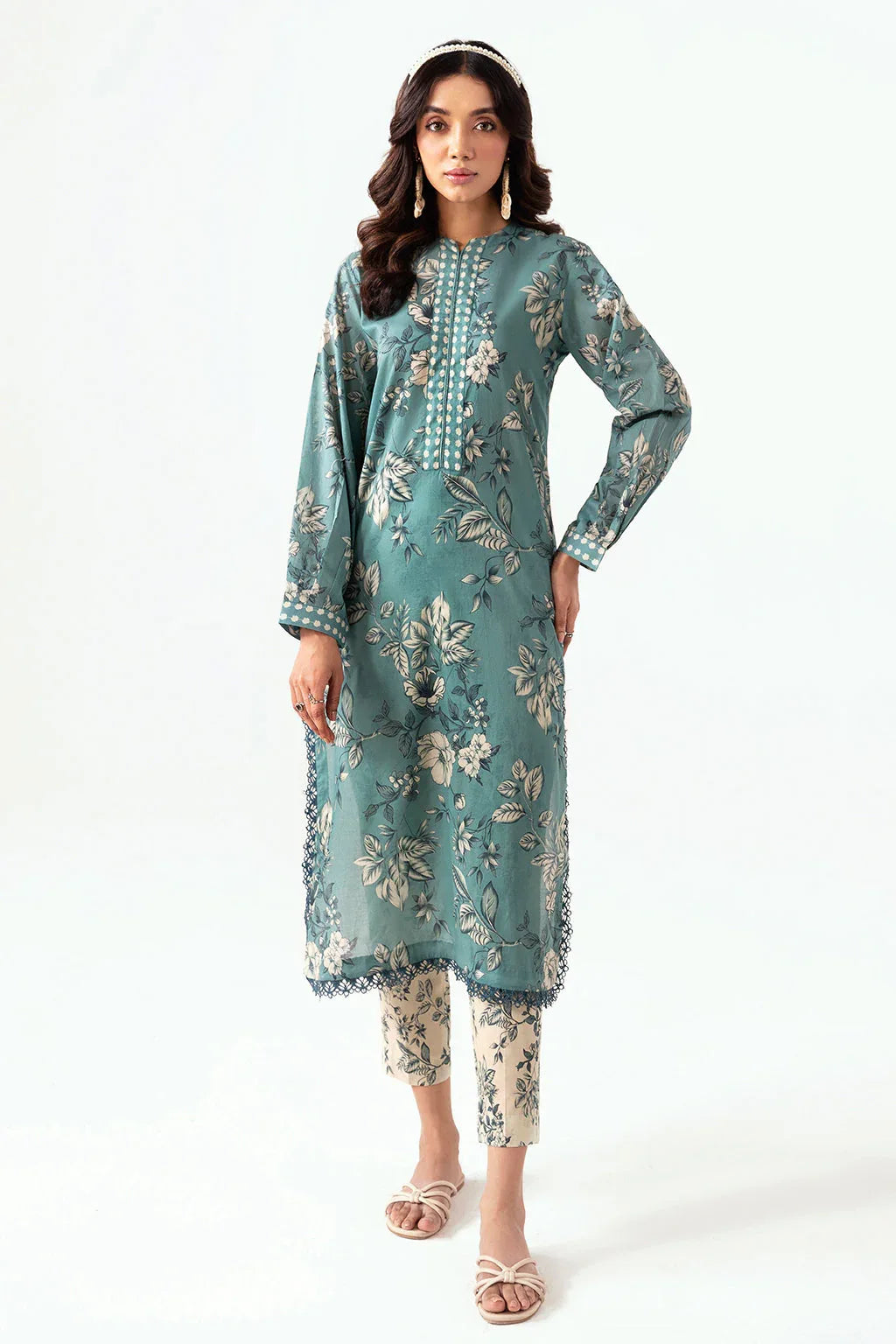 Ramsha | Pinted Lawn | RP-104 - Rang-e-Khaas