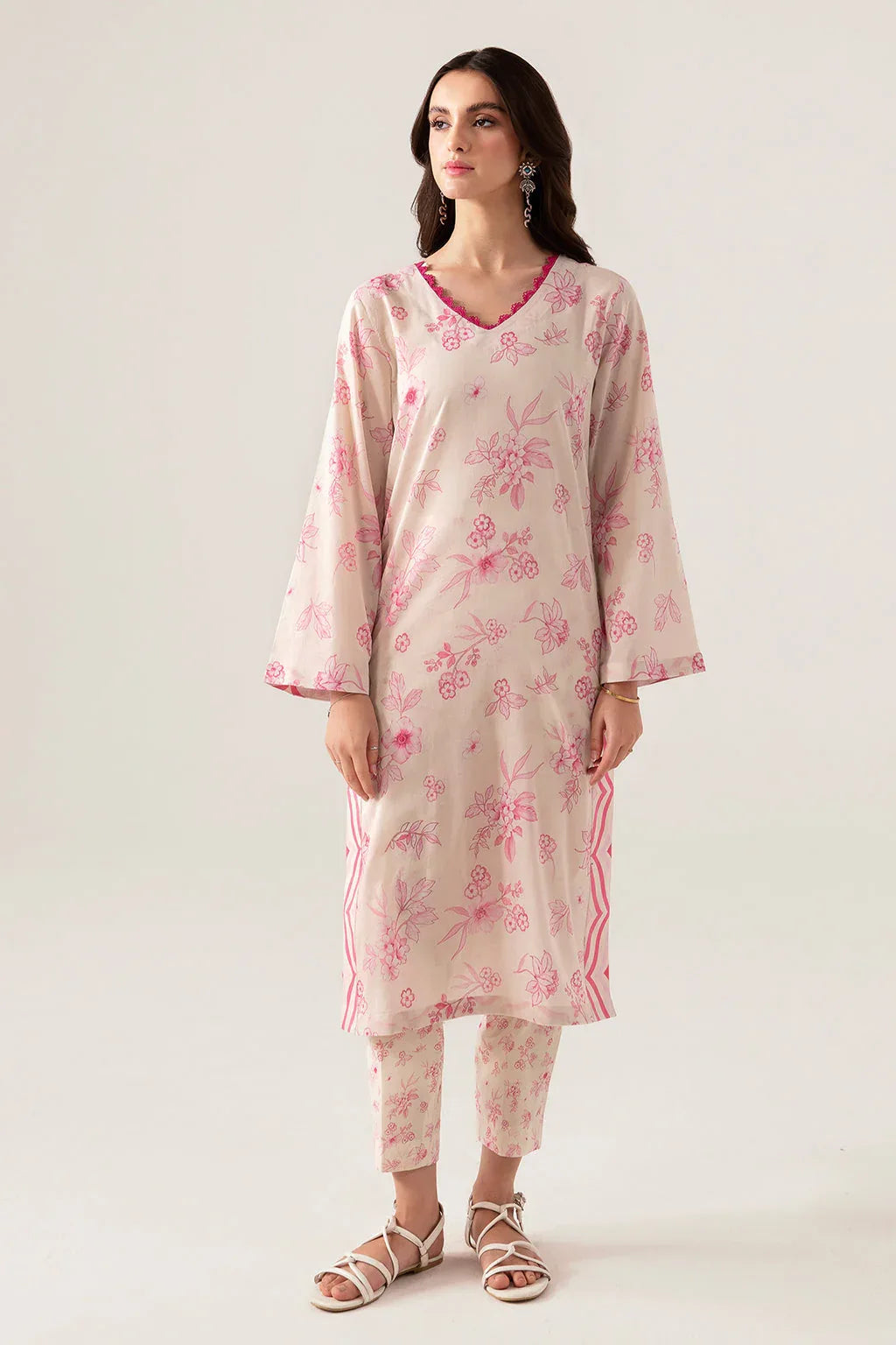 Ramsha | Pinted Lawn | RP-105 - Rang-e-Khaas