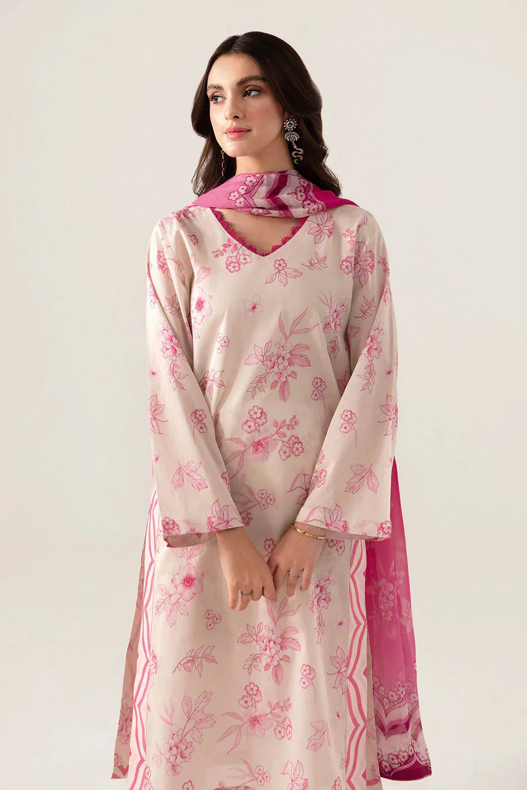 Ramsha | Pinted Lawn | RP-105 - Rang-e-Khaas