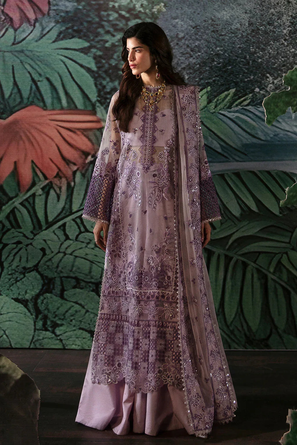 Afrozeh | La Fuchsia Festive 24 | Helen - Rang-e-Khaas