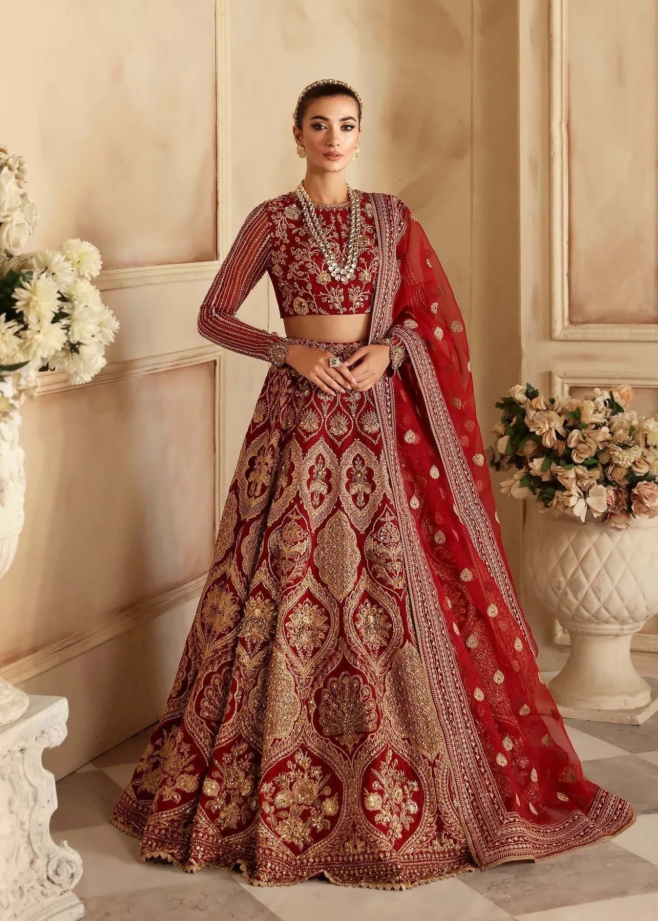 Akbar Aslam | Aleia Luxury Formals | Rosier - Rang-e-Khaas